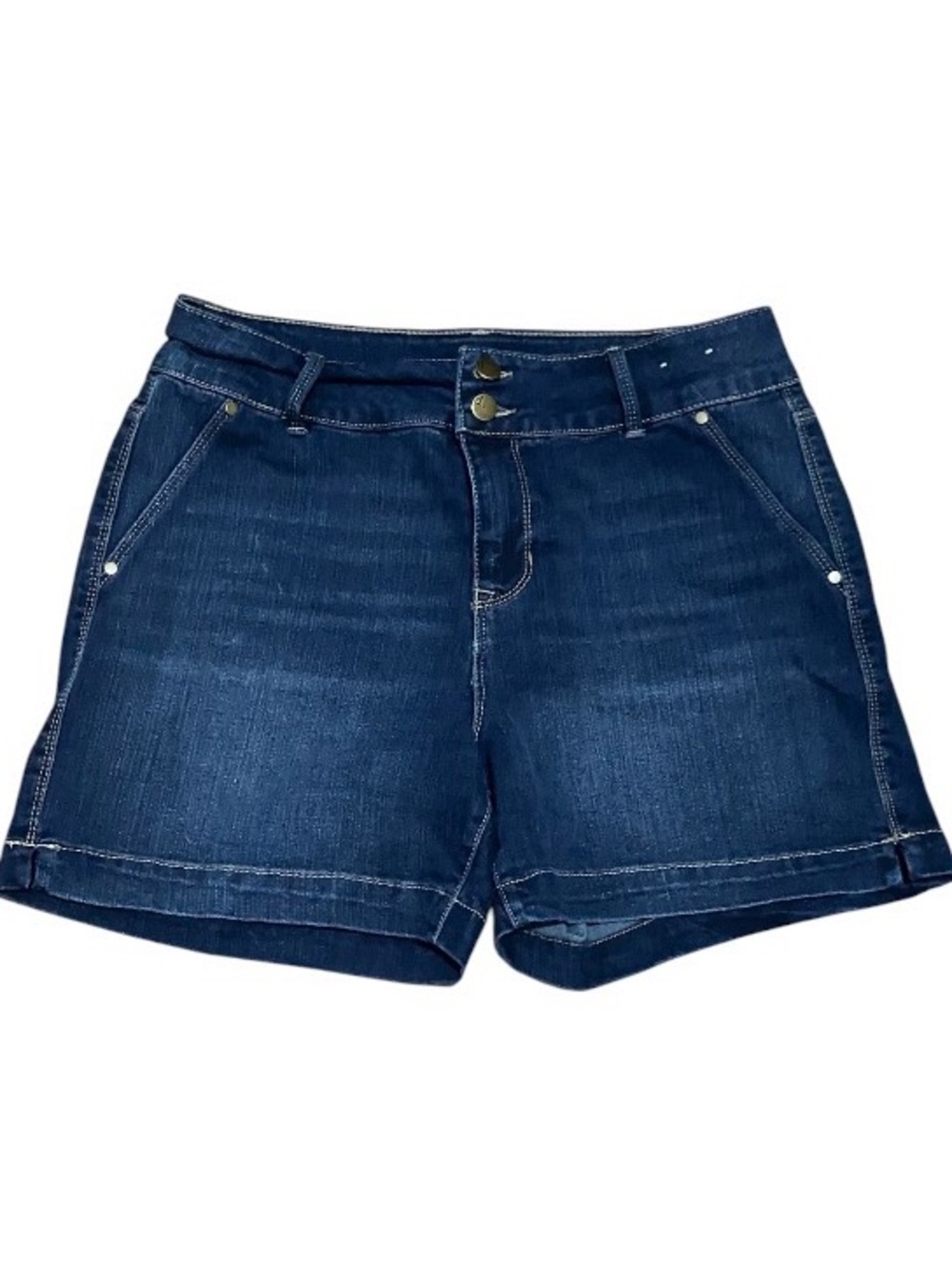 D.Jean Dark Wash Denim Shorts